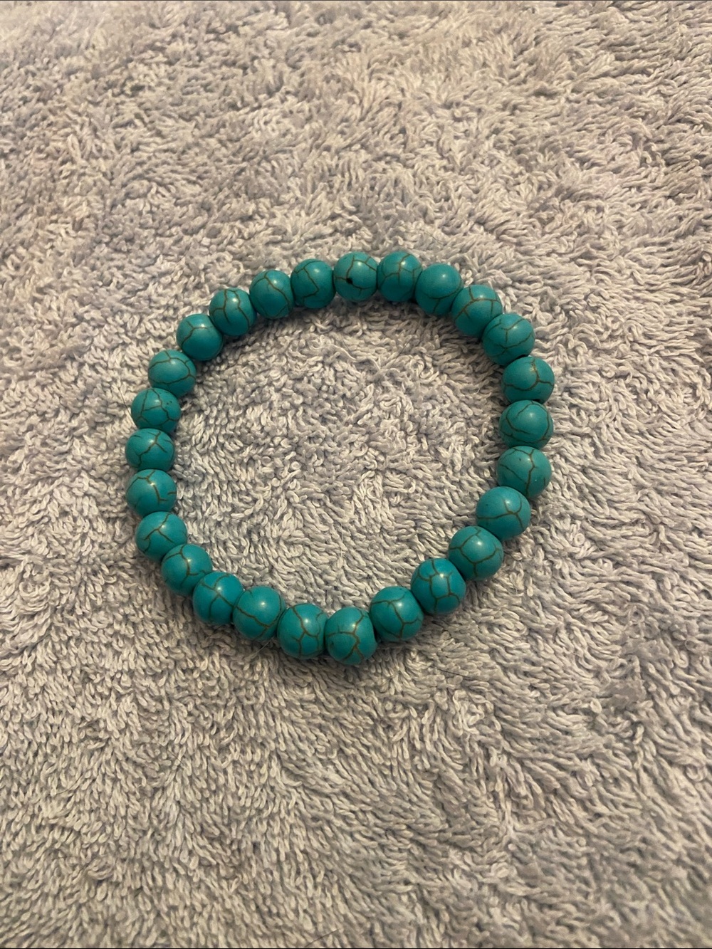 Turquoise Beaded Stretch Bracelet